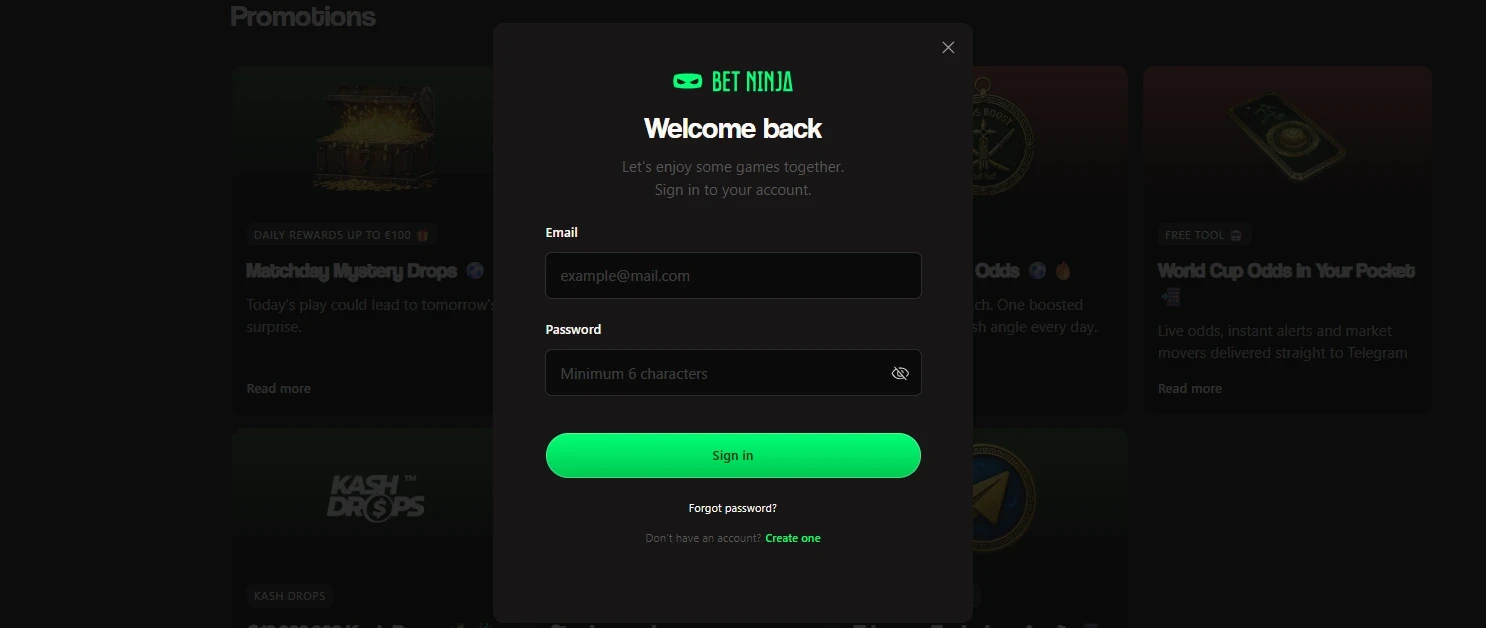 betninja-login